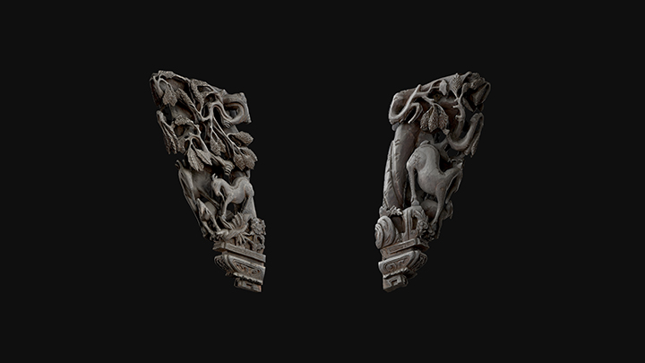 扫描资产_中式木雕梁008