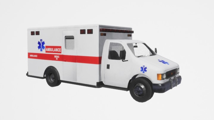 组合模型_救护车001