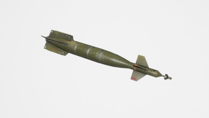 组合模型_GBU10炮弹001