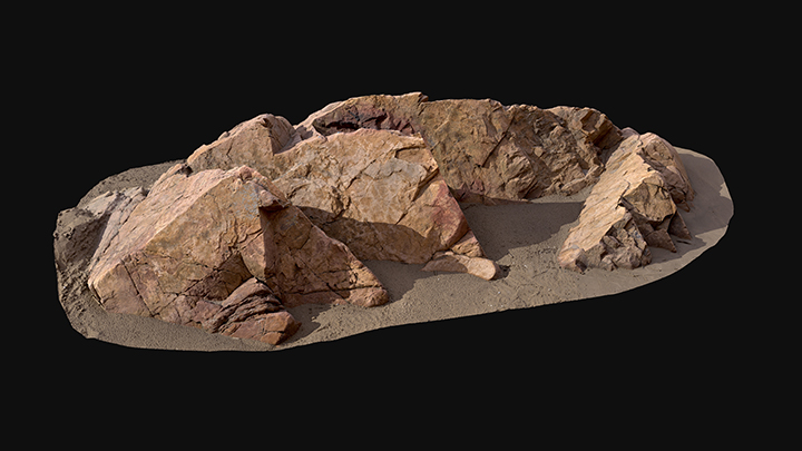 扫描资产_海岸岩石005