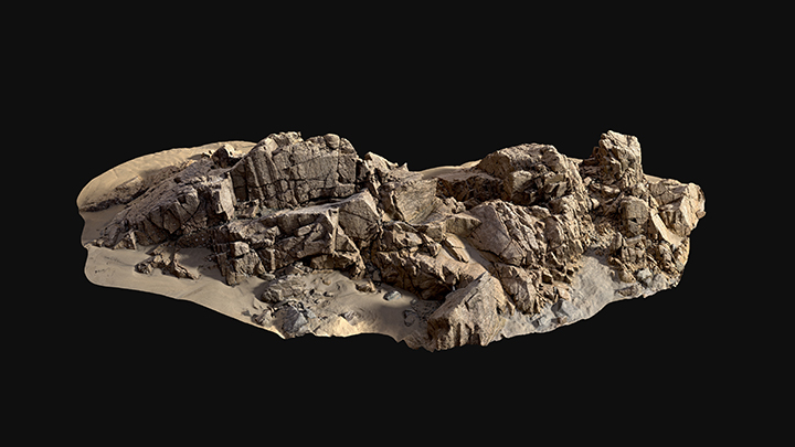 扫描资产_海岸岩石010