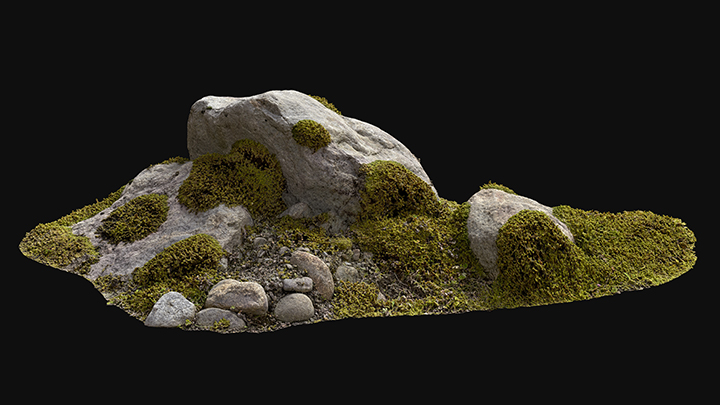 扫描资产_青苔石块010