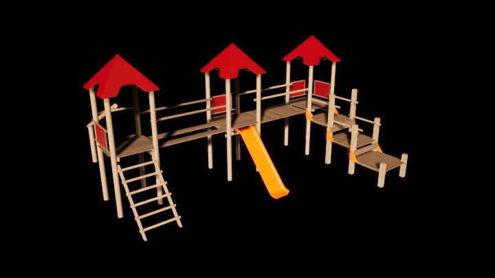 组合模型_儿童游乐设施031