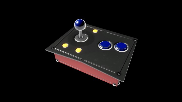 组合模型_游戏手柄004