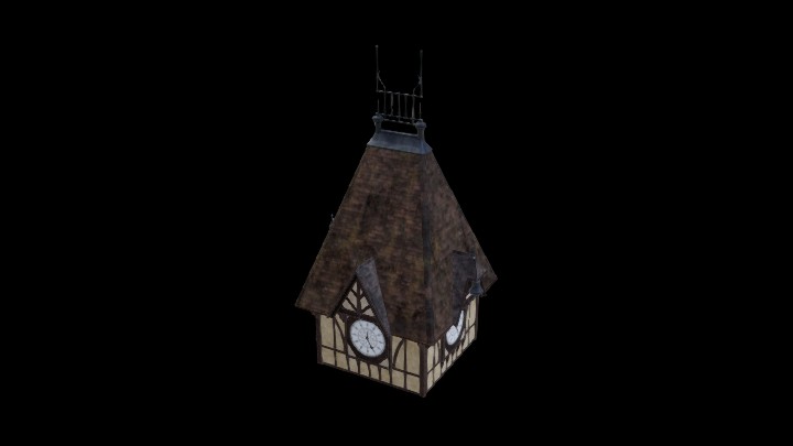 模型资源_钟楼001