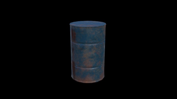 模型资源_油桶001