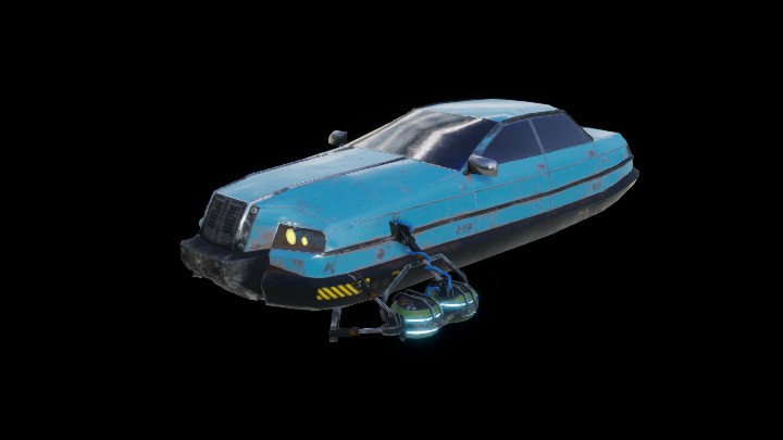 模型资源_悬浮车005