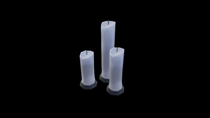 模型资源_蜡烛002