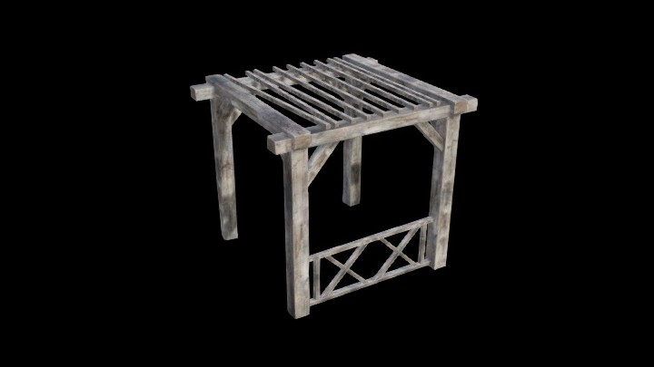 模型资源_木架001