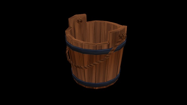 模型资源_木桶002