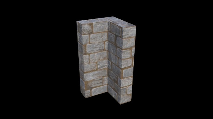 模型资源_围墙004