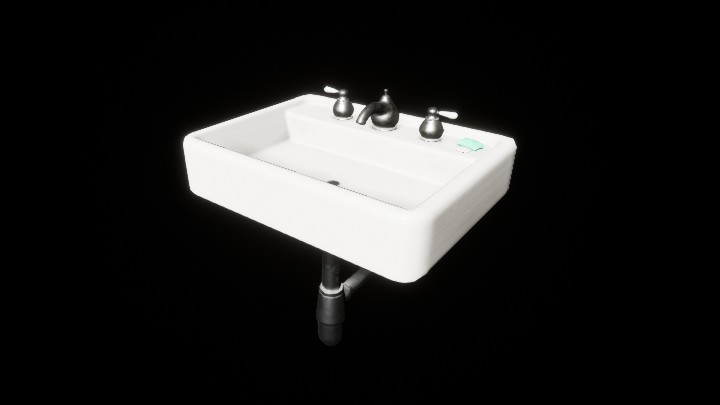模型资源_盥洗池001