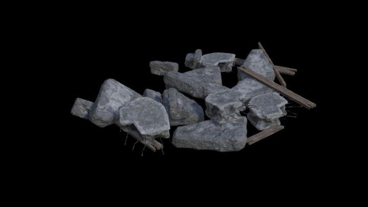 UE项目资源_碎石堆004