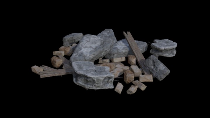 UE项目资源_碎石堆003