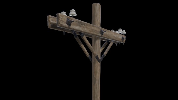 UE项目资源_电线杆021