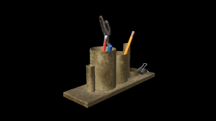 UE项目资源_笔筒002