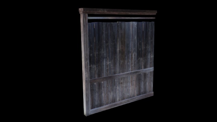 UE项目资源_木墙003