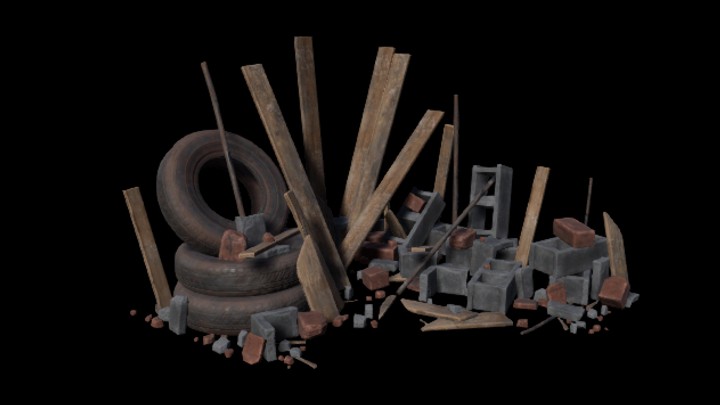 UE项目资源_废材堆001