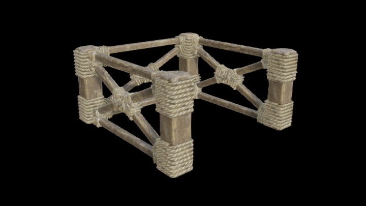 UE项目资源_脚手架底座墙003