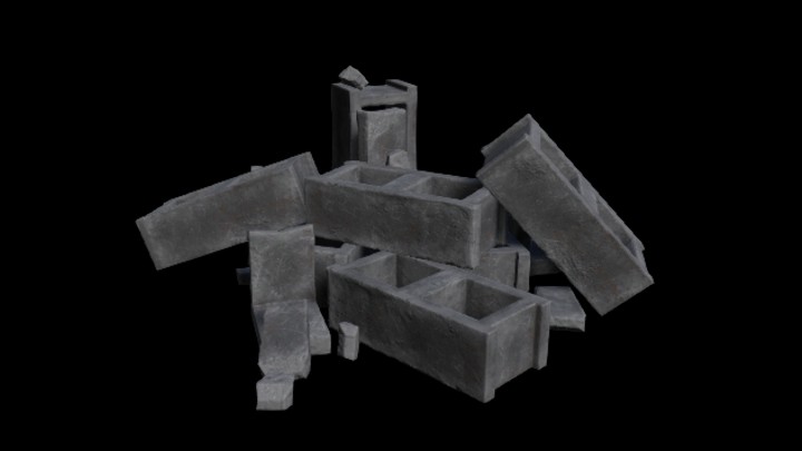 UE项目资源_碎砖堆002