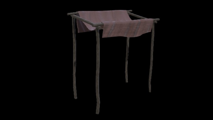 UE项目资源_木制凉亭003