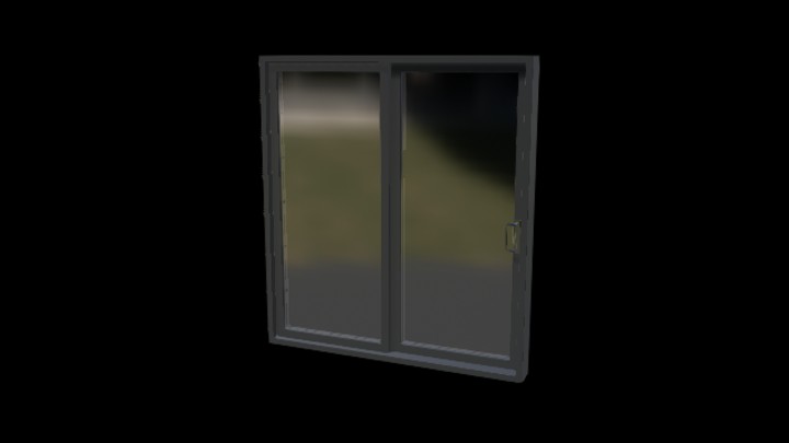 UE项目资源_玻璃门001