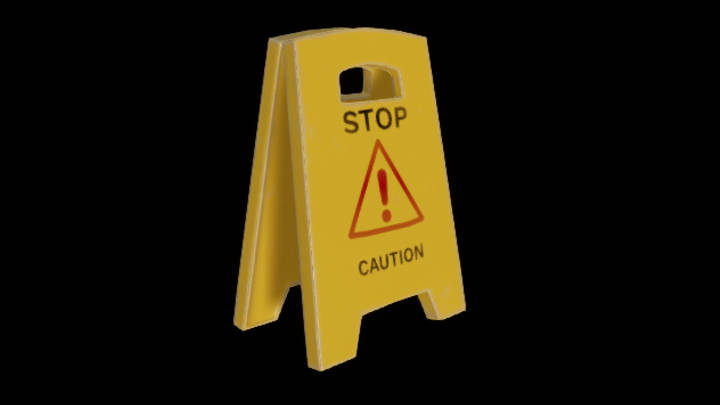 UE项目资源_警示牌010