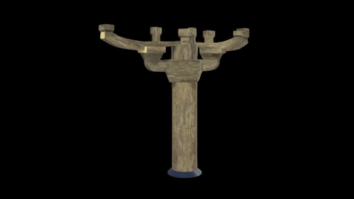 UE项目资源_木梁装饰006