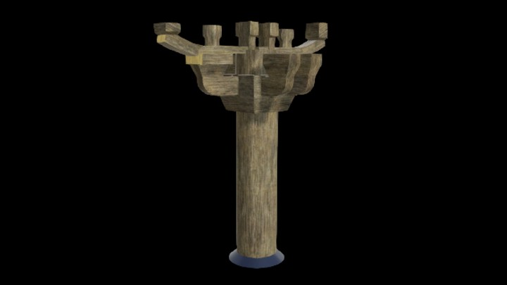 UE项目资源_木梁装饰005