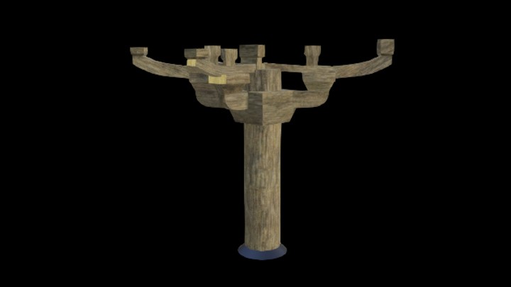 UE项目资源_木梁装饰004