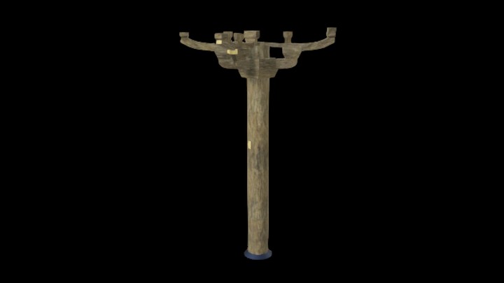 UE项目资源_木梁装饰001