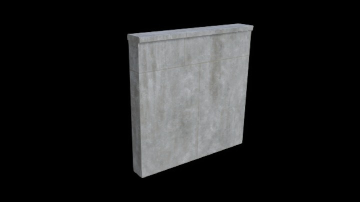 UE项目资源_混凝土墙002
