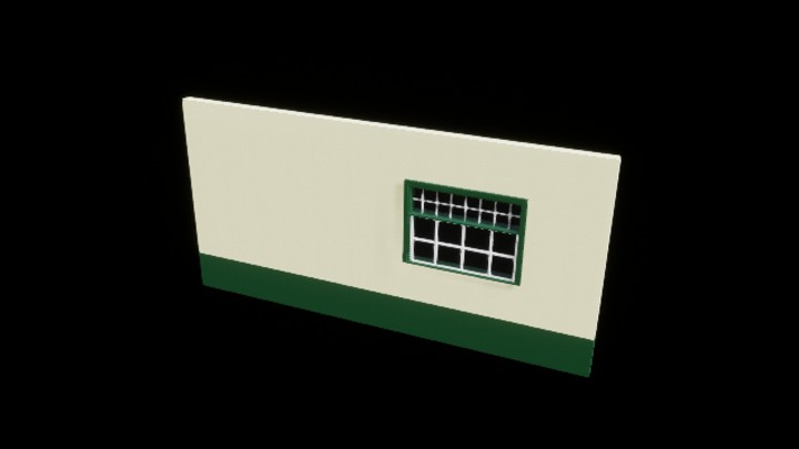 UE项目资源_绿色墙面002