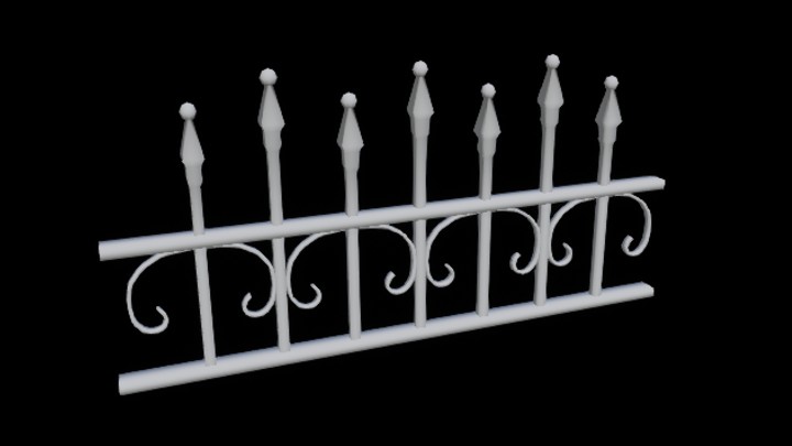UE项目资源_铁栏杆005