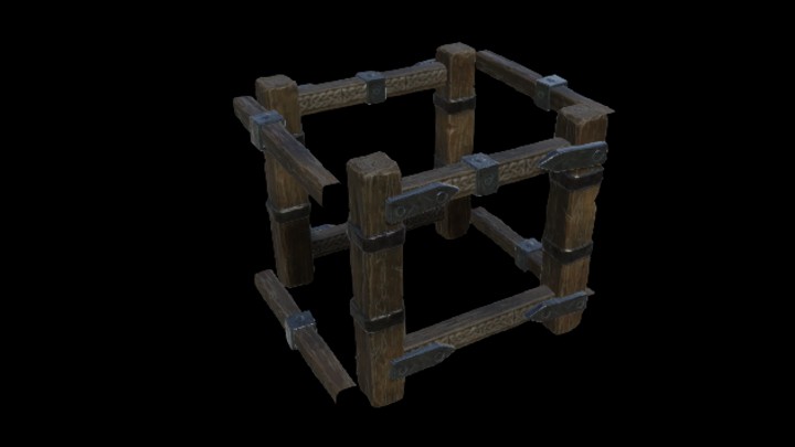 UE项目资源_木头架子001