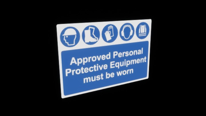 UE项目资源_指示牌013