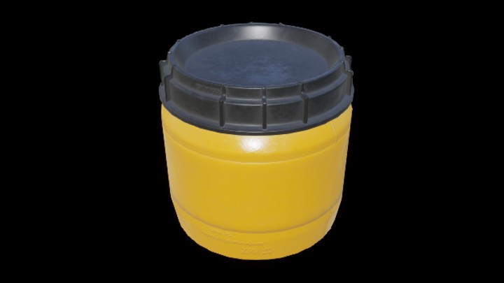 UE项目资源_塑料桶006