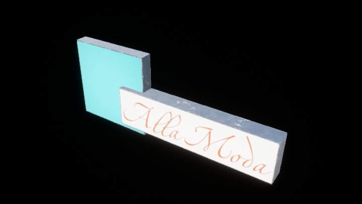 UE项目资源_指示牌031