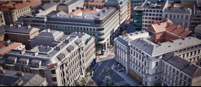 Archmodels for UE vol 8 现代超写实城市街道商业区V8