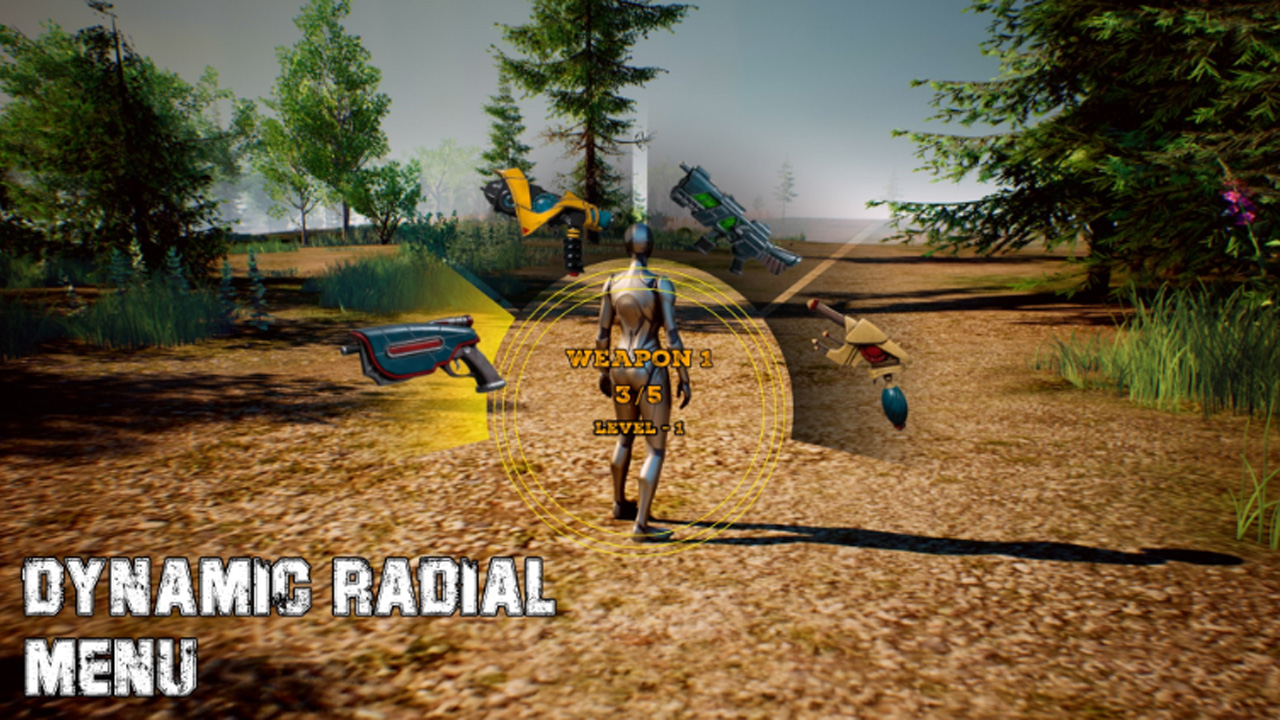 Dynamic radial menu动态菜单