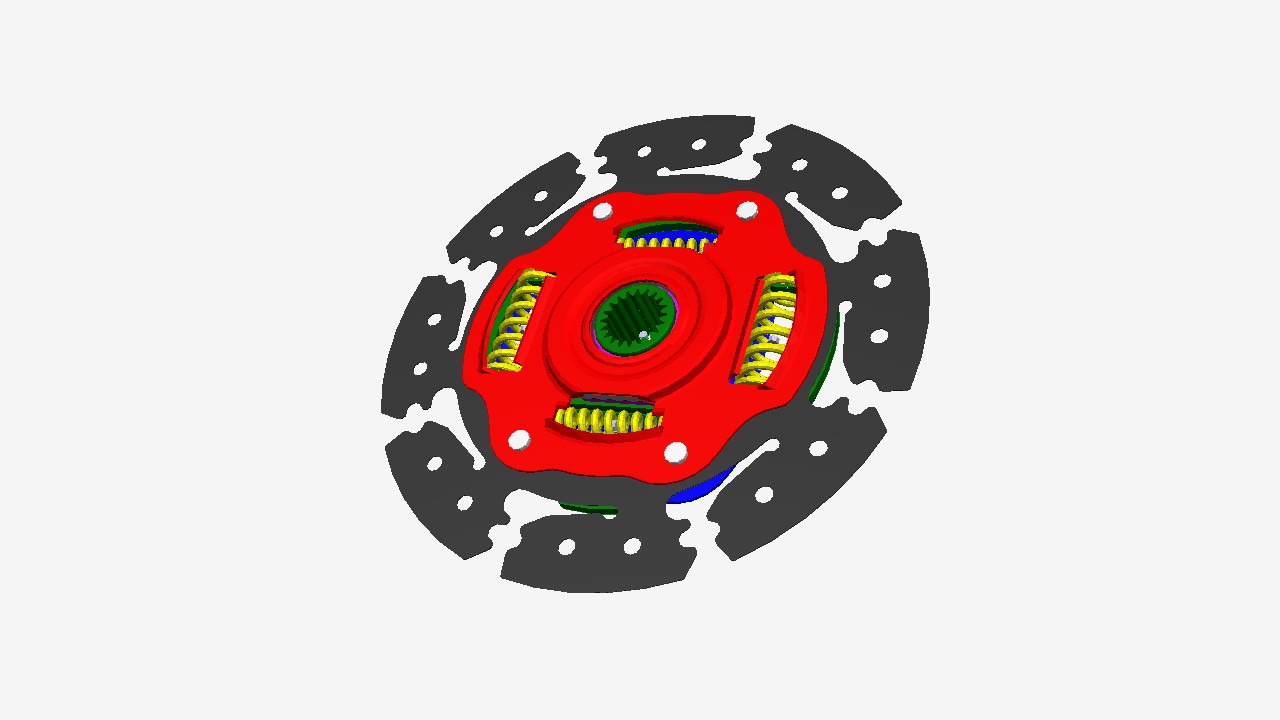 Catia_离合器扭转减振器001