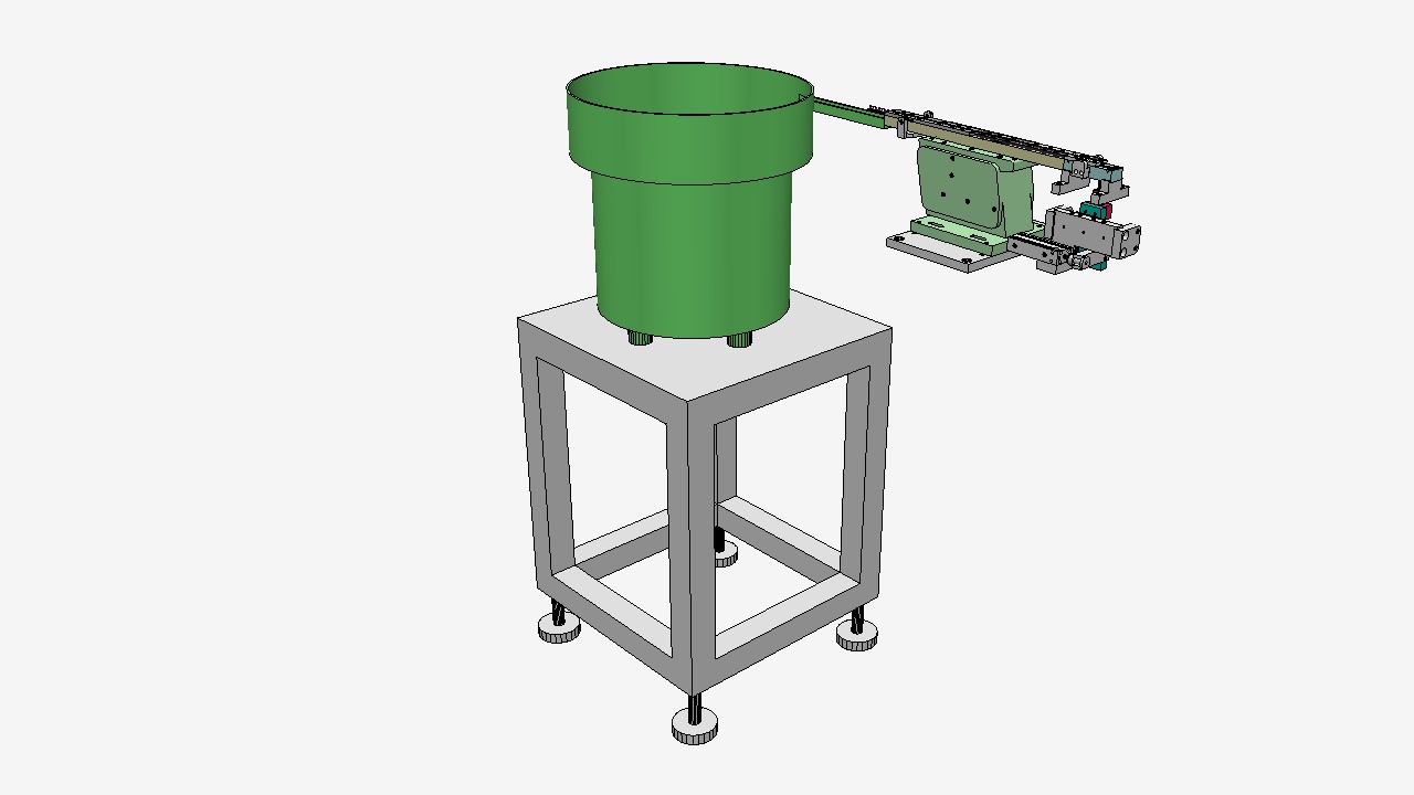 SW_五金件振动盘供料分料机构001
