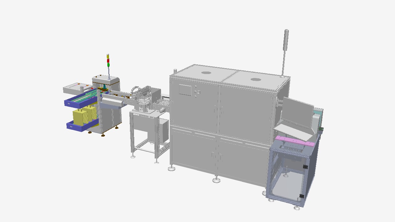 SW_全自动PCB点胶测试自动流水线001