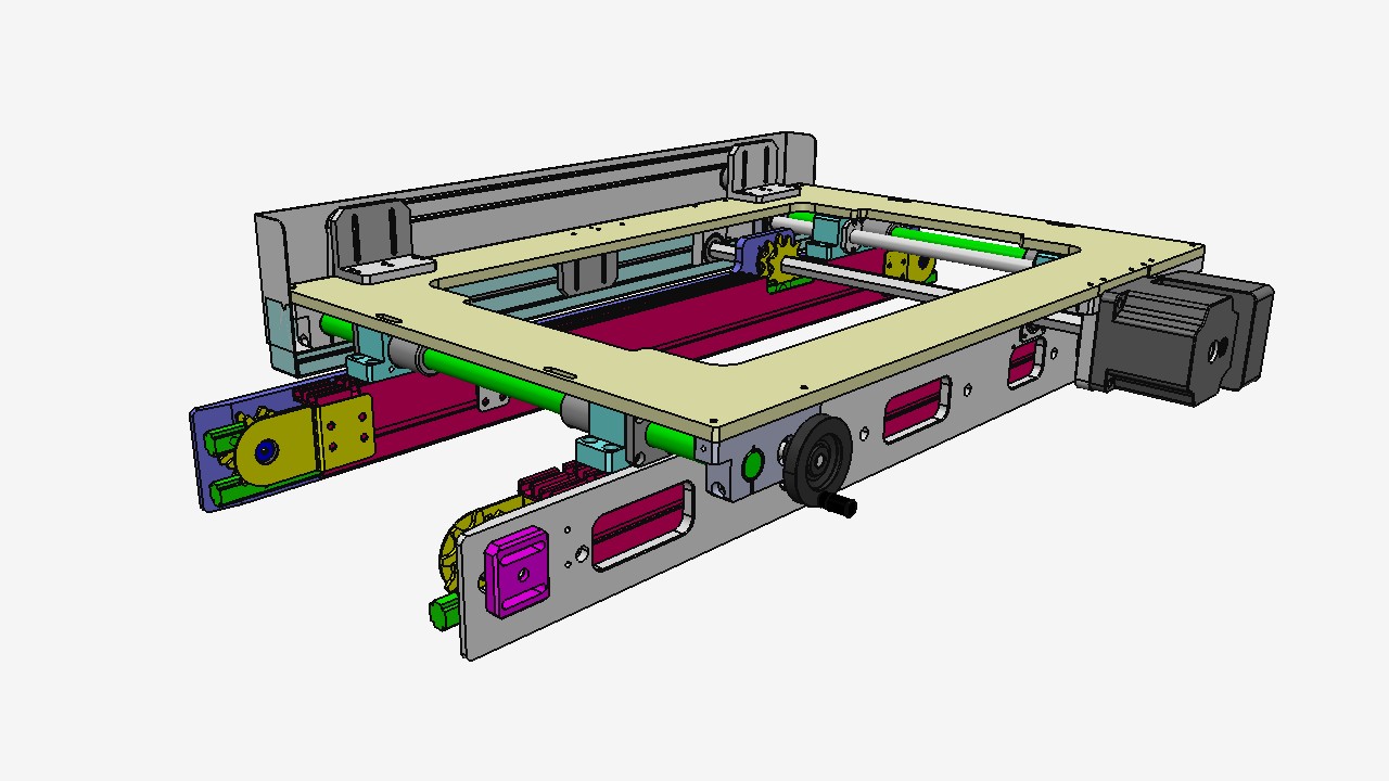SW_单层宽度可调倍速链001