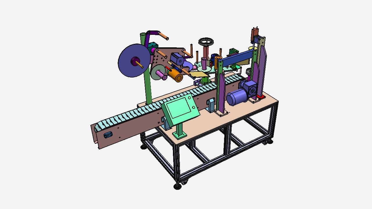 SW_圆瓶贴标机001