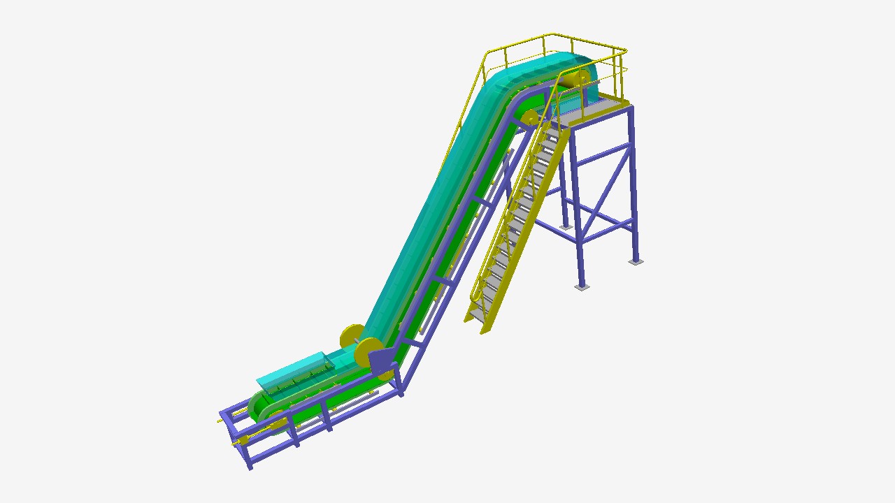SW_提升皮带输送机001