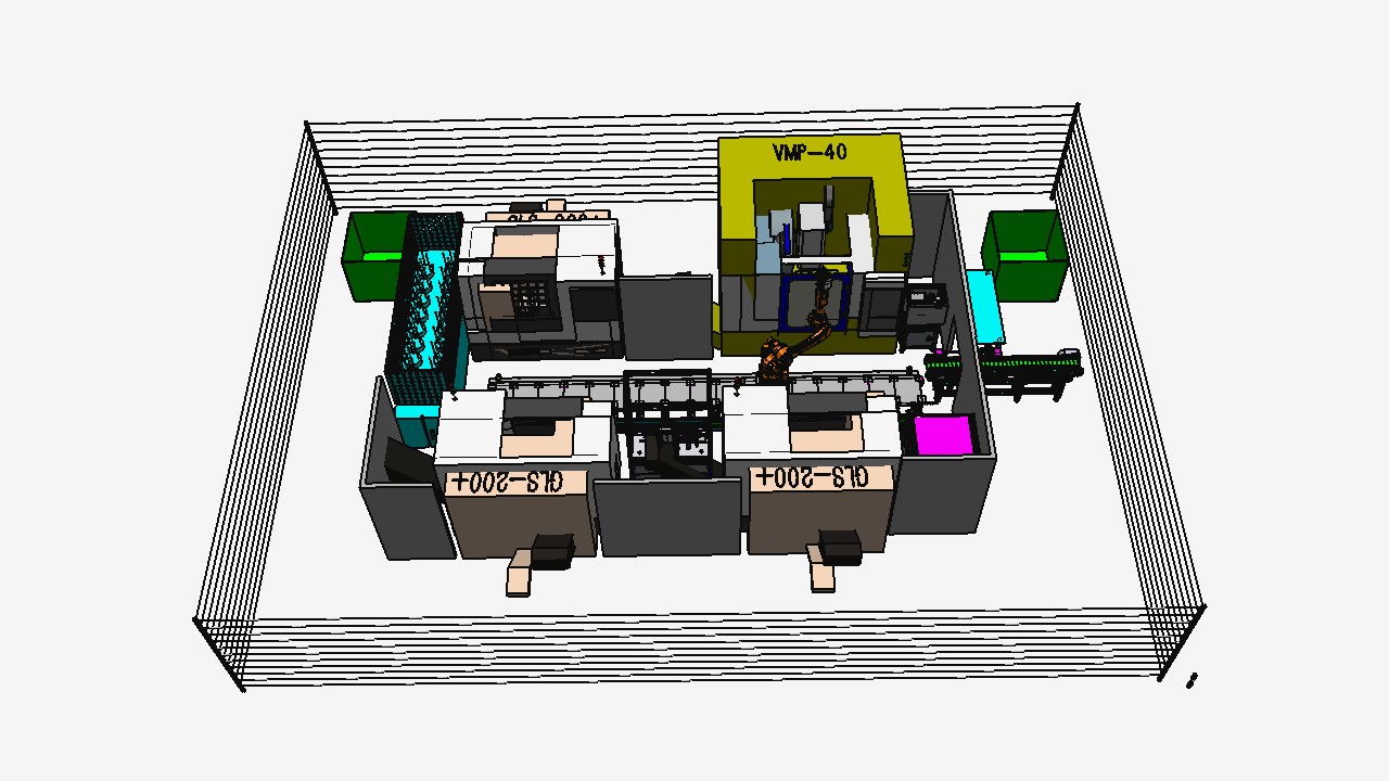 SW_机器人自动上下料设备001
