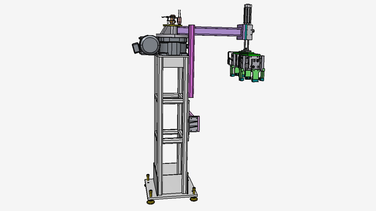 SW_机械手抓举机构001