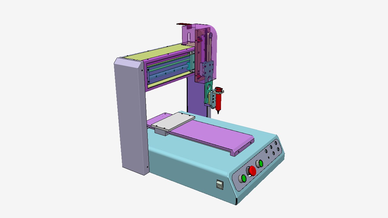 SW_桌上型UV三轴点胶机001