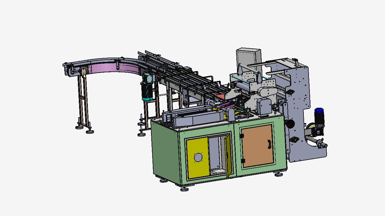 SW_纸巾纸手帕纸包装机_堆叠码垛集合包装机065